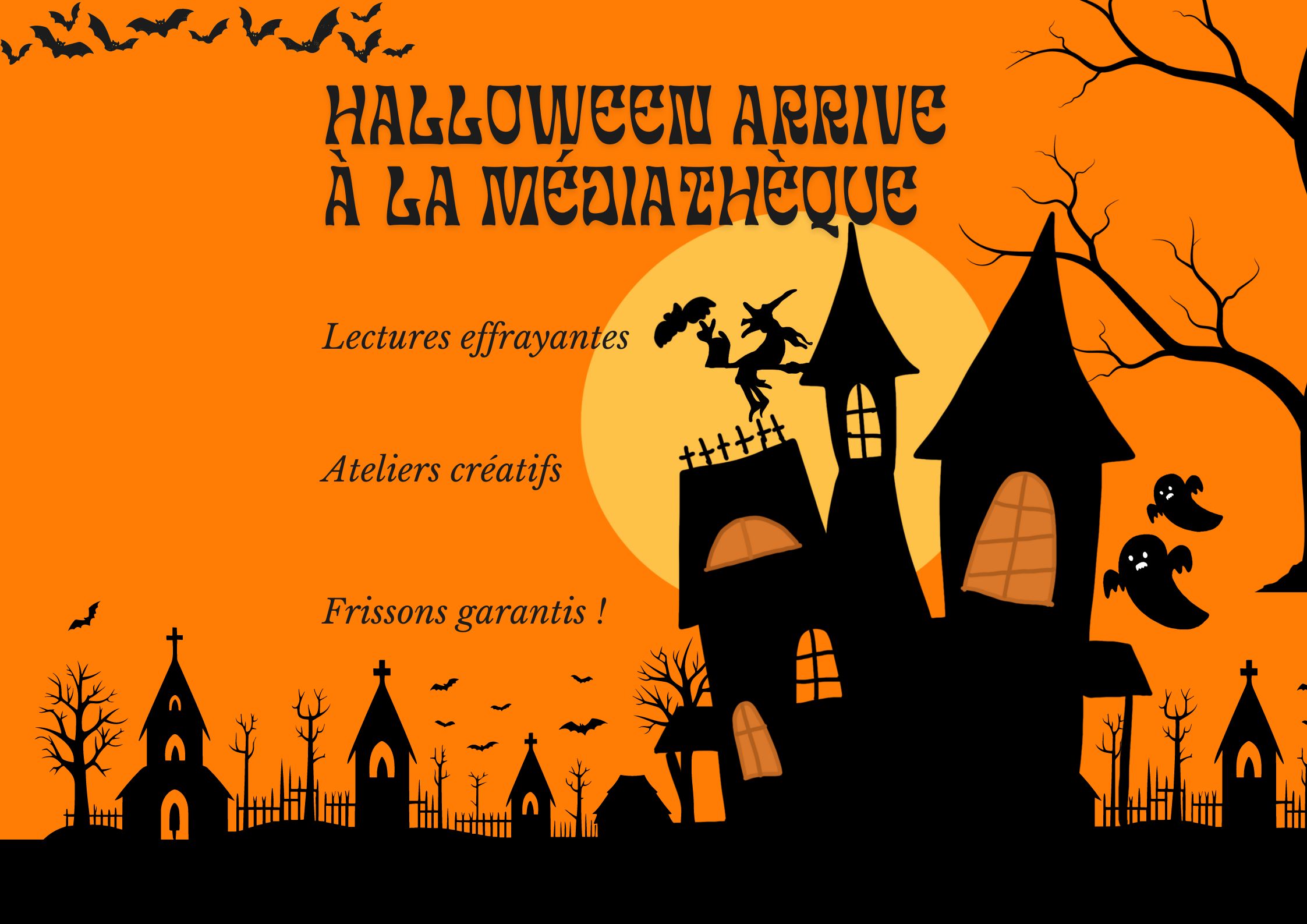 Ateliers et lectures d'Halloween